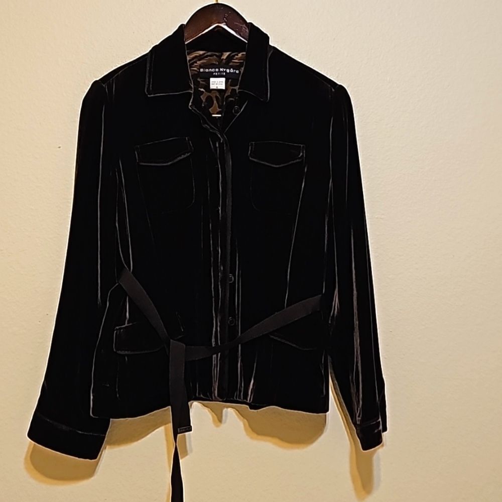 Bianca nygard velvet jacket‎ size 6